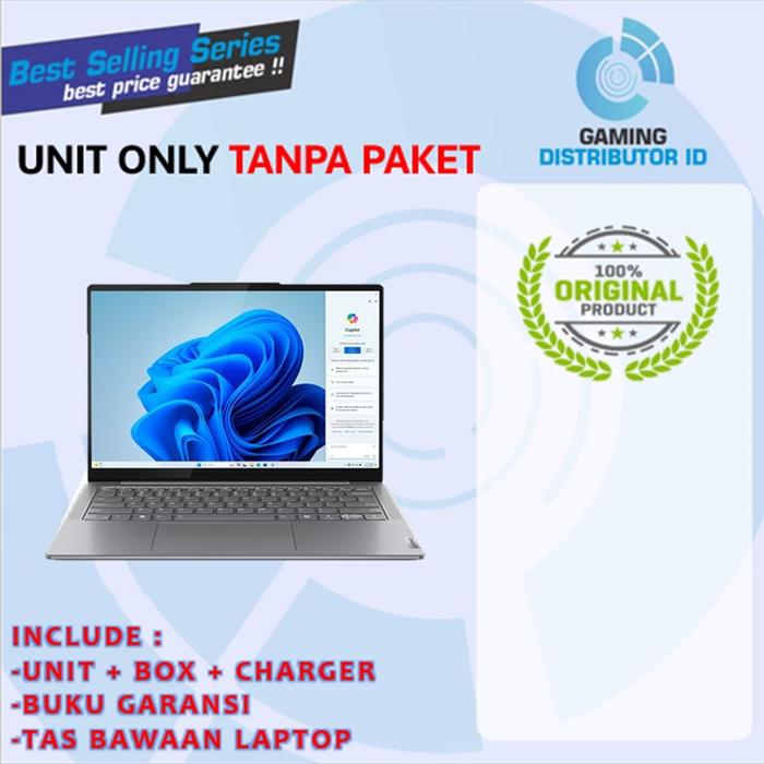 Gambar Laptop Asus Zenbook S14 OLED UX5406SA Touch Ultra 7 Ai 258V 32Gb 1Tb 14" 3K W11 OHS - LAPTOP, GREY dari GAMING DISTRIBUTOR ID undefined Tokopedia