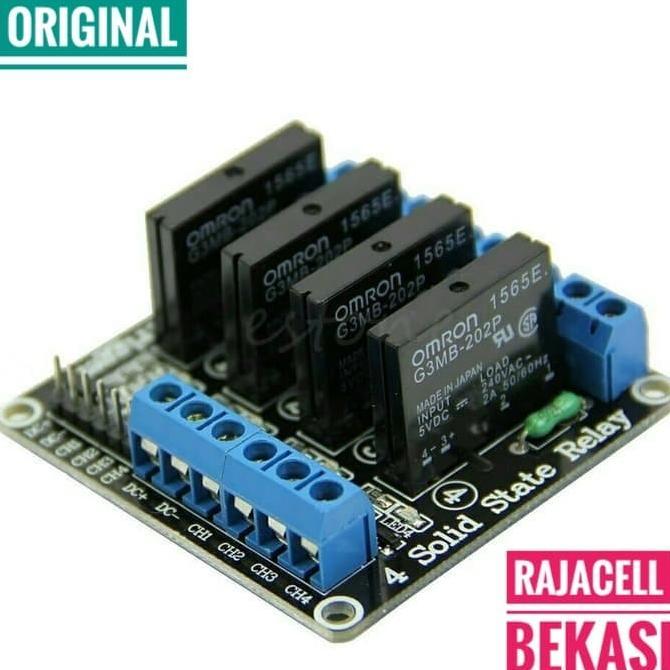 Gambar SSR SOLID STATE RELAY MODULE 4 CHANNEL 5V DC HIGH LEVEL FOR ARDUINO TERBARU - HIGH Trigger dari Danangwayudi undefined Tokopedia