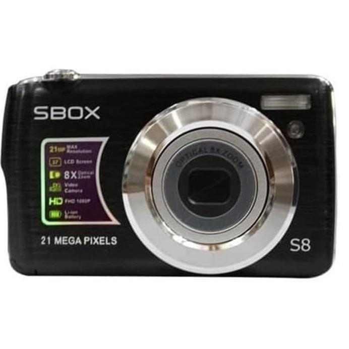 Gambar SBOX S8 Camera Pocket Digital 21MP - Kamera Saku - Garansi Resmi - Hitam, PAKET 32GB dari DG PRO KAMERA undefined Tokopedia