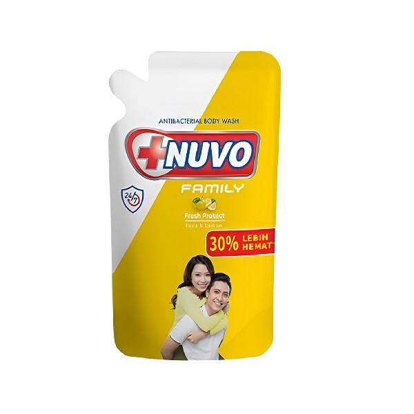 Gambar Nuvo Family sabun Cair Liquid Soap Pouch isi 825 ML - Kuning dari Berkah Zamzam Puspita undefined Tokopedia