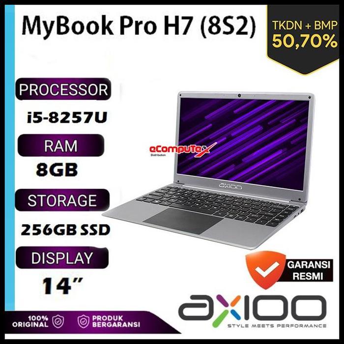 Gambar Laptop Axioo Mybook Pro H7 (8S2) I5-8257U 8Gb 256Gb Ssd Win 10 14" Inch Tkdn Resmi Best Seller dari MULIA STOREE 2 undefined Tokopedia