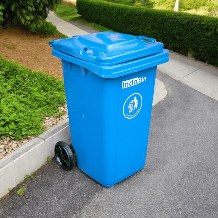 Indobin Jual Indobin Tempat Sampah Roda 120 Liter Kapasitas Besar 120±5kg ...