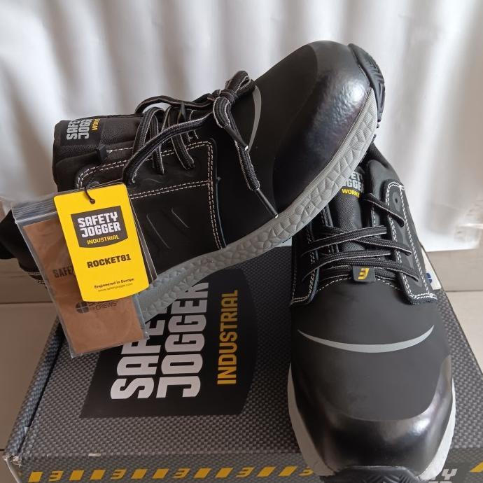Gambar sepatu safety jogger rocket 81 black - 43 dari Loka Jaya Tech undefined Tokopedia