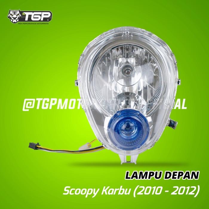Gambar Reflektor Lampu Depan Scoopy Karburator Merk TGP Good Quality dari Lestari Motor 2 undefined Tokopedia
