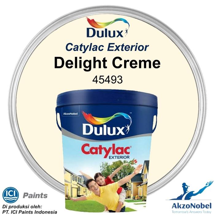 Gambar CAT TEMBOK DULUX CATYLAC EXTERIOR READY MIX (5 KG) - DELIGHT CREME dari WANDA PAINTS undefined Tokopedia