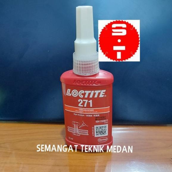 Gambar LEM BAUT & MUR RED THREADLOCKER HIGH STRENGTH 50ml LOCTITE 271 dari TamaStored undefined Tokopedia