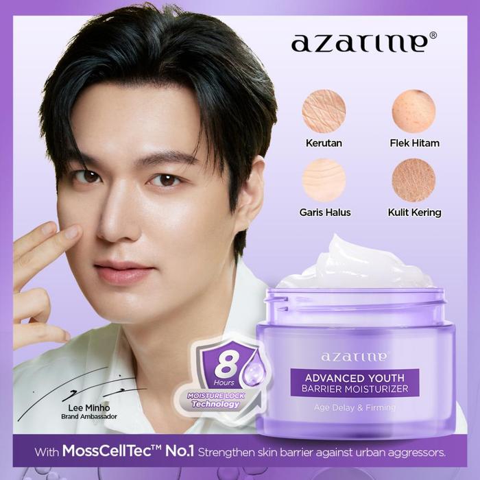 Gambar Azarine Barrier Moisturizer Series 30g Pelembab Wajah Cream Gel Facial Moisturizer Instant Moist Mencerahkan Kulit Kusam Berjerawat Sensitif - Advanced Youth dari Sasmith Project undefined Tokopedia