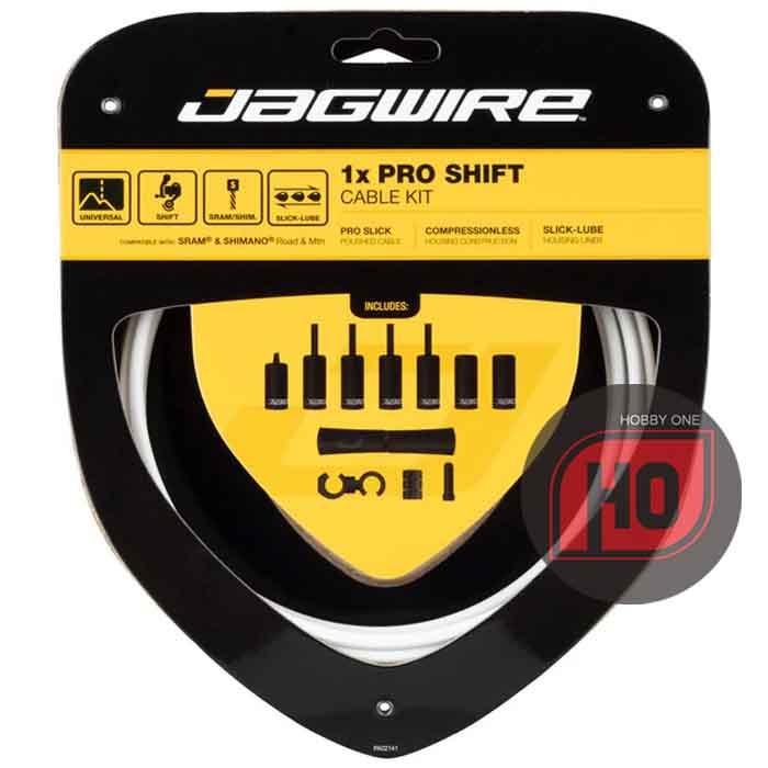 Gambar JAGWIRE 1x Pro Shift Cable Kit - Kabel Inner Outer Shifter - White dari Hobby One undefined Tokopedia