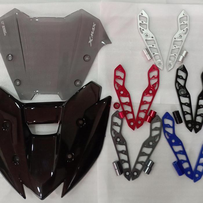 NEMO Windshield Double Space New Xmax Connected | Indo4ward