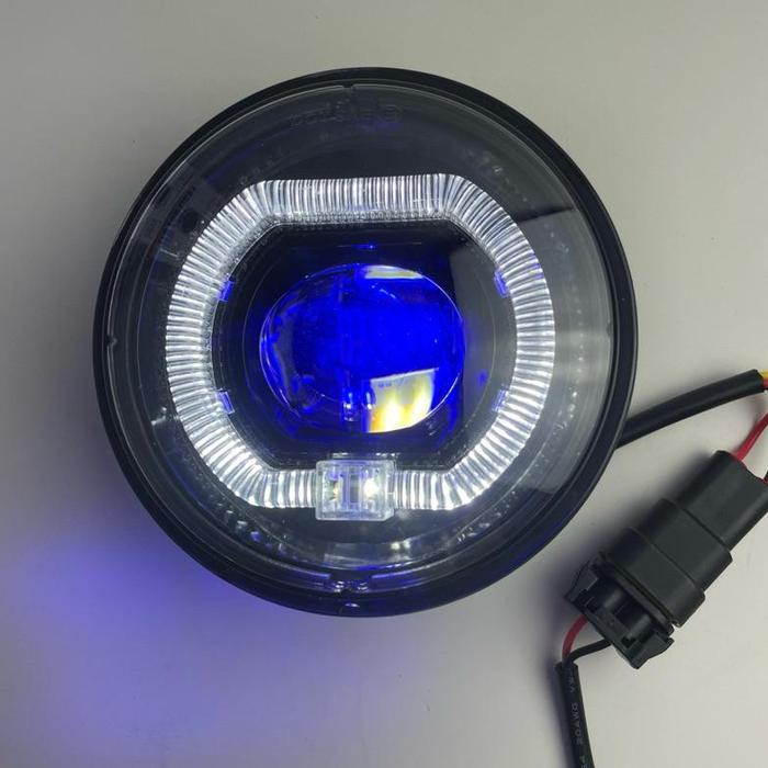 Gambar Lampu Biled C70 Biled Bulat 4 inch Fog lamp Biled 4 Inch Jauh Dekat Putih Kuning - White-blue, Putih kuning dari CAREH ID undefined Tokopedia
