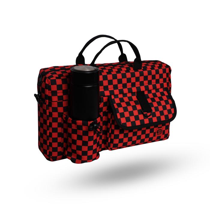 Gambar VESPA BAG BY ISNOT HELMET Checkerboard Merah Tas Bagasi Vespa Tas Vespa By ISNOT HELMET || Aksesoris Vespa Matic Klasik PX Excel LX Sprint Corsa Primavera GTS et4 Box Motor Box Vespa dari isnot helmet undefined Tokopedia