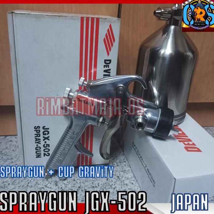 Gambar Spray Gun Gravity Devilbiss Spraygun Luna - R Gravity Made Japan/ Luna - R -245-1.5Mm G Gravity Dan 1.8Mm /Alat Spray Cat Alat Semprot Cat Spay Gun Cat Lvmp Original - JGX-502 1.4mm G dari Sumber Anyar Gress undefined Tokopedia
