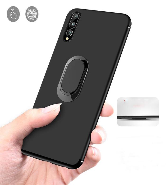 Gambar Huawei P20 Pro Case Ring Macaron List Black Matte Slim Silicone Softcase Phone Holder Phone Cover dari K-Rose Official Store undefined Tokopedia
