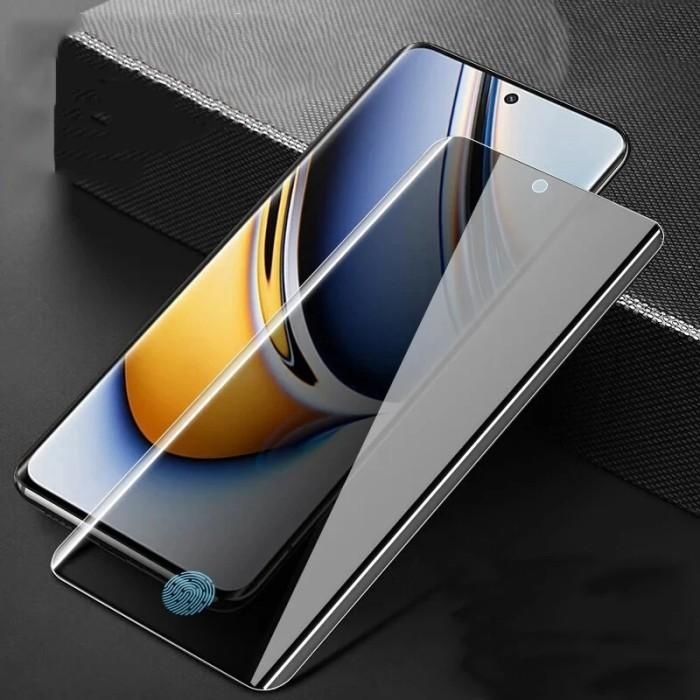 Gambar Anti Gores UV Layar Lengkung Privacy Glass for Infinix Hot 50 Pro+ | Fingerprint Plus dari nucleo undefined Tokopedia