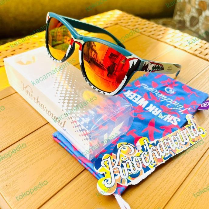 Gambar Kacamata sunglass knockaround shark week dari Twister storee undefined Tokopedia