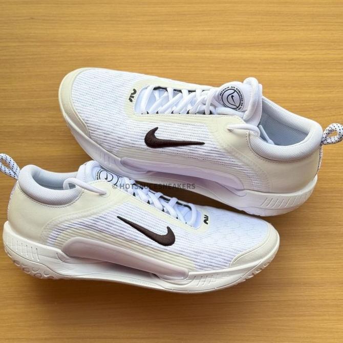 Gambar ! NIKE SEPATU TENNIS SHOES AIR ZOOM COURT NXT - 100% AUTHENTIC ORIGINAL GUARANTEED - - White Black, 9.5 dari PUFFBRO undefined Tokopedia