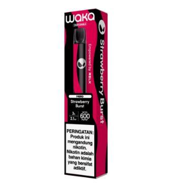 Gambar Waka Hello Disposable 600 puffs - StrawberryBurst dari Royal POS Shop undefined Tokopedia