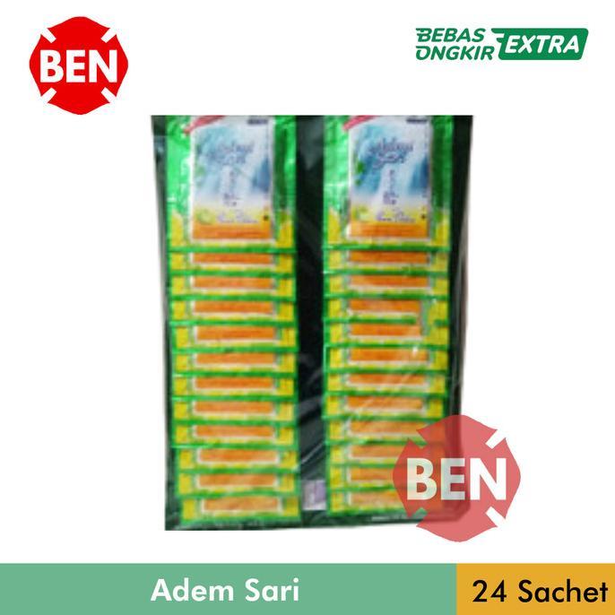 Gambar Adem Sari 1 Pak / 24 Sachet / Saset / Pcs / Minuman Panas Dalam Terlaris dari Bedjo76 undefined Tokopedia
