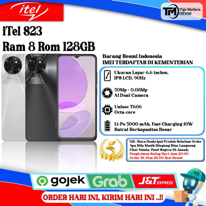Gambar iTel S23 Ram 8/128GB | Ram 8/256GB - 8/128GB dari Tiga Mutiara Store undefined Tokopedia