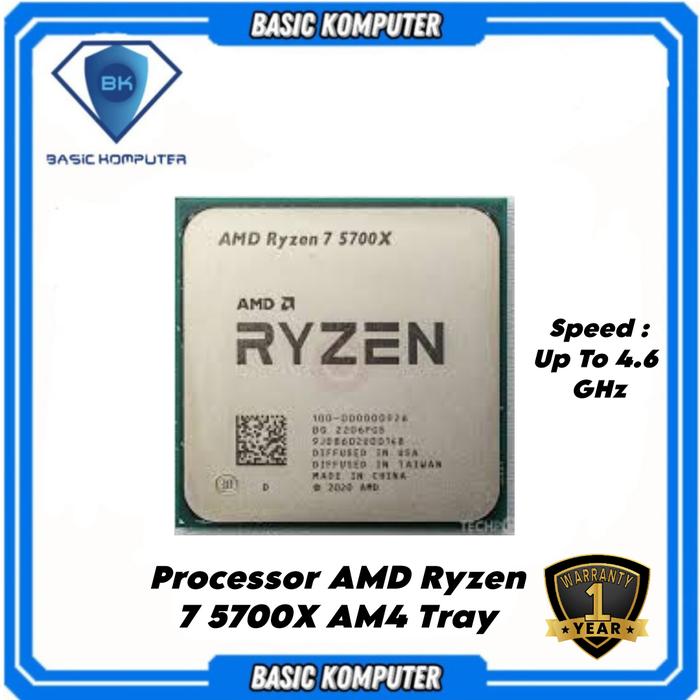 Jual PROCESSOR AMD RYZEN 7 R7 5700X 3.4GHz TRAY - GARANSI 1 TAHUN ...