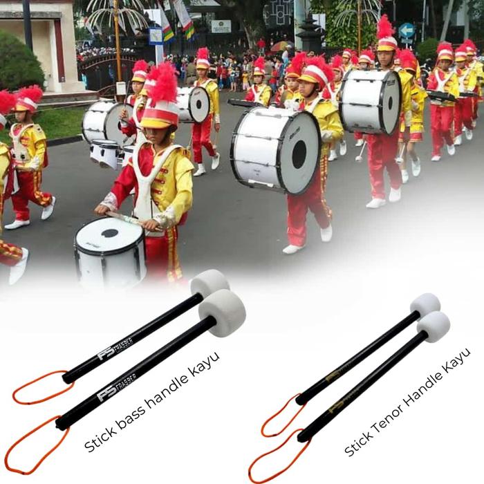 Gambar Frasser Stick Stik Bass Drum Band Stik Tenor Marching Band Kayu STCBS 01 - TENOR KAYU dari Frasserstore undefined 3 Tokopedia
