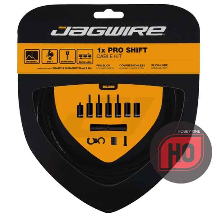 Gambar JAGWIRE 1x Pro Shift Cable Kit - Kabel Inner Outer Shifter - Stealth Black dari Hobby One undefined Tokopedia