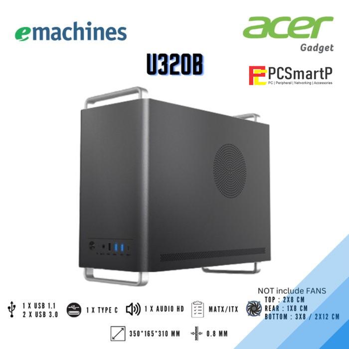 Gambar Casing PC Compact Design Acer emachine U320 M-ATX PC Case - Black dari PCSmartP undefined Tokopedia