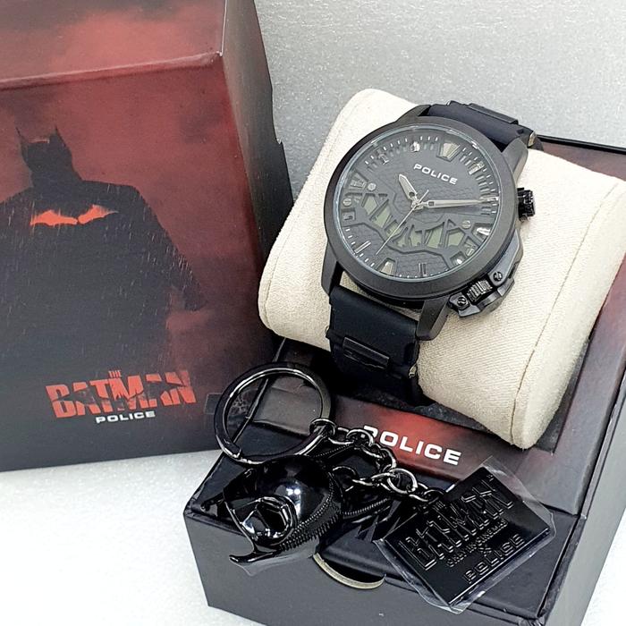Gambar Jam tangan Police fashion pria terlaris original free box + gantungan kunci - Hitam dari ROY HULU undefined Tokopedia