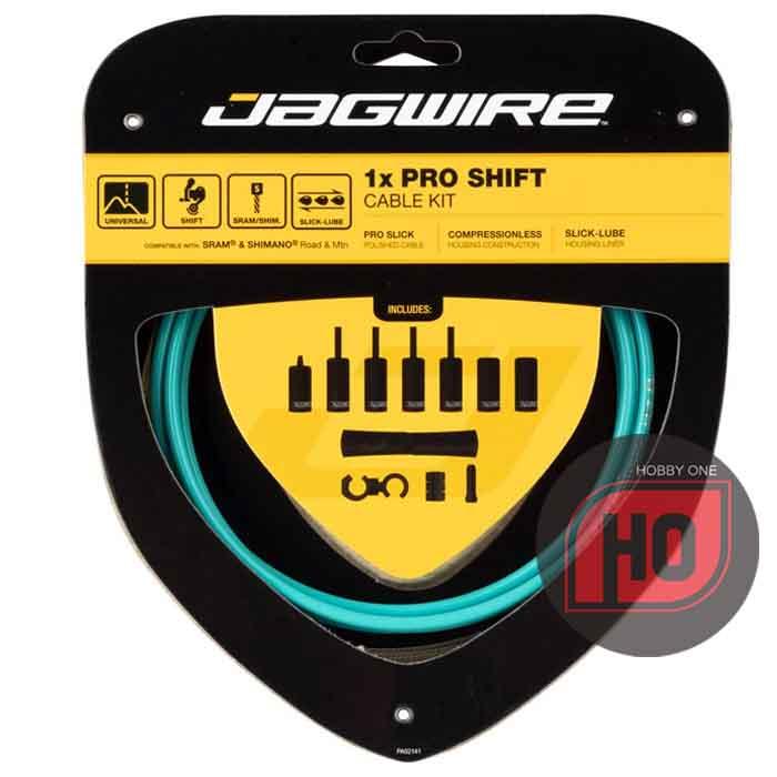 Gambar JAGWIRE 1x Pro Shift Cable Kit - Kabel Inner Outer Shifter - Bianchi Celeste dari Hobby One undefined Tokopedia