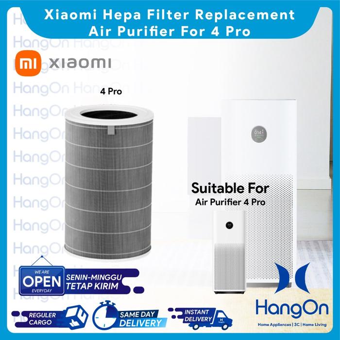 Gambar Mi Air Purifier HEPA Filter 1 / 2 / 2s / 2h / 3 / 3C / 3H / PRO - Filter 4 Pro dari HangOn Official Store undefined Tokopedia