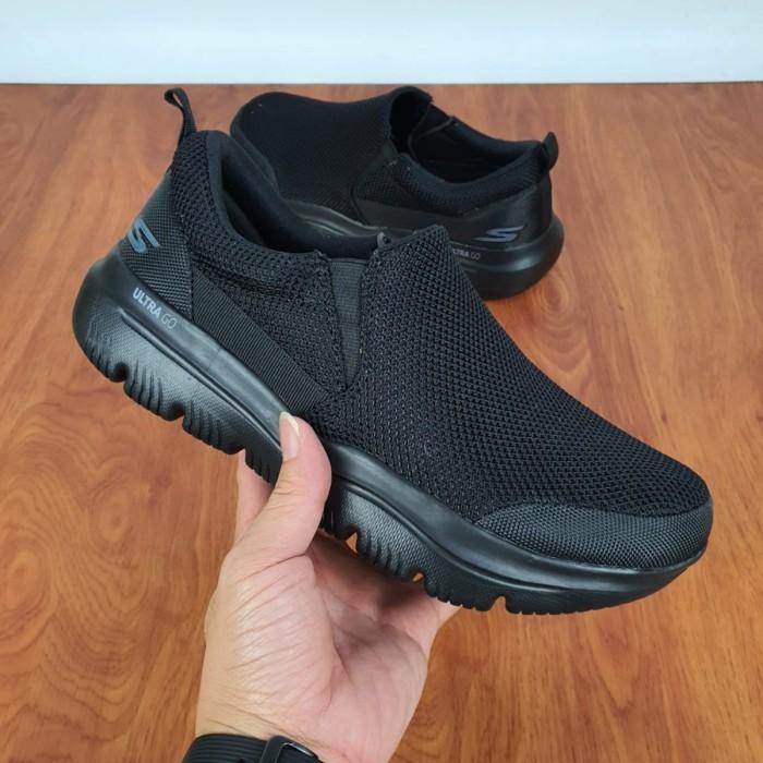 Gambar Sepatu Skechers Go Walk EVOLUTION ULTRA IMPECCABLE Original - Hitam, 40 dari Shopy Online undefined Tokopedia