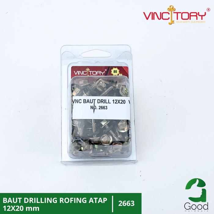 Gambar Baut Drilling Galvalum Baja Ringan Sekrup Rofing Atap - [2663] 12X20 dari Good Hardware undefined Tokopedia