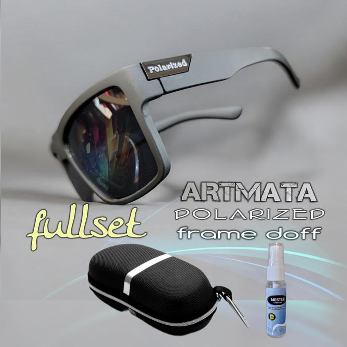 Gambar Kacamata polarized anti silau dan uv - black doff dari ARTMATA undefined Tokopedia