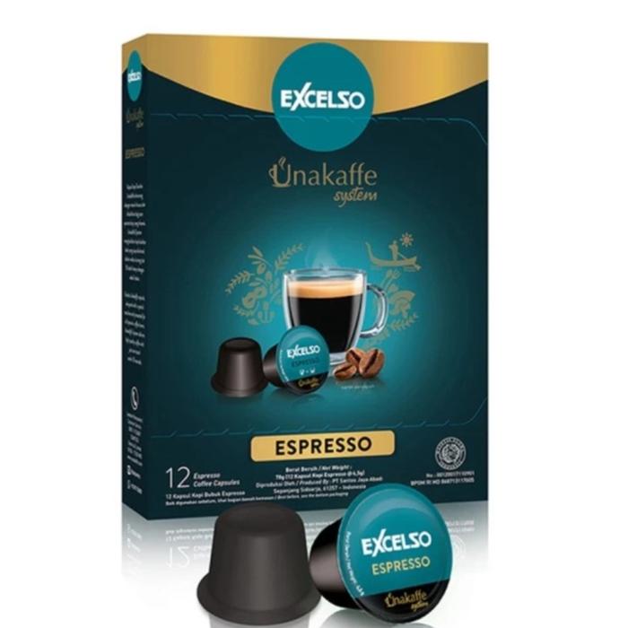 Gambar Excelso Kopi Kapsul Unakaffe- Espresso - Una. Espresso dari Gudangcofee undefined Tokopedia