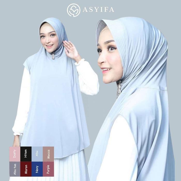 Gambar Falisha Bergo Jersy . Falisha bergo berbahan jersy rayon . - mocca dari Asyifahijabstore undefined Tokopedia