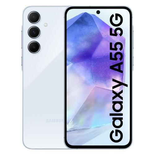 Gambar Samsung Galaxy A55 8GB/128GB | 8GB/256GB | 8GB/256(Gaming) | 12GB/256GB 5G - Awesome IceBlue, Lilac, Navy, Lemon & (Gaming Package) - Awesome IceBlue, 8+128 dari Heyphone cell undefined Tokopedia