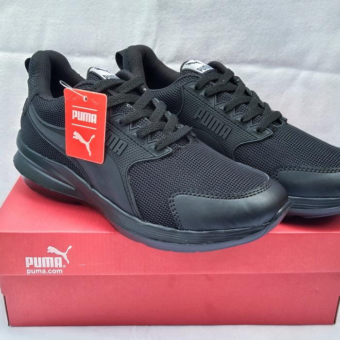 Gambar Sepatu Sneaker Sekolah Anak laki-laki perempuan, Sepatu fashion, Sepatu Joging, Sepatu kerja , Sepatu main - hitam polos, 36 dari LILHAM STORE undefined Tokopedia