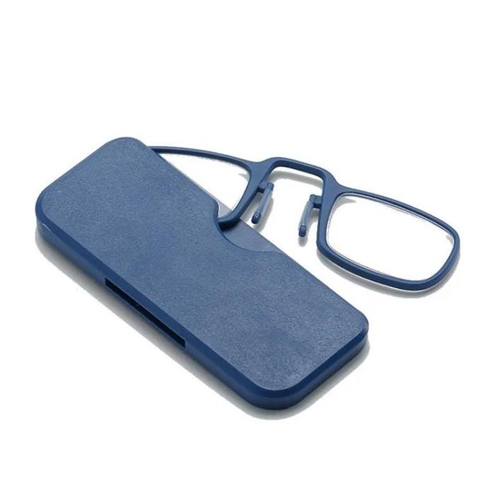 Gambar Stick On Phone MINI Fashion Clip Nose Bridge Reading Glasses +1.0 To +3.0 Portable Presbyopic Glasses With Case - Blue, +100 dari MITRA_BELANJA undefined Tokopedia