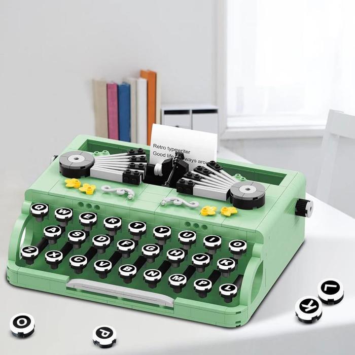 Gambar Mainan Balok Susun Mesin Tik LEGO Typewriter Kopi LEGO Coffee Machine Single Detail Realistis Tahan Lama - Typewriter dari AKS STOREE undefined Tokopedia