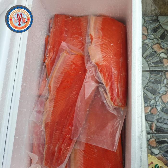 Gambar Salmon Sashimi Whole Frozen - 1800-1900 gr dari D'Frozen Fresh Mart undefined Tokopedia