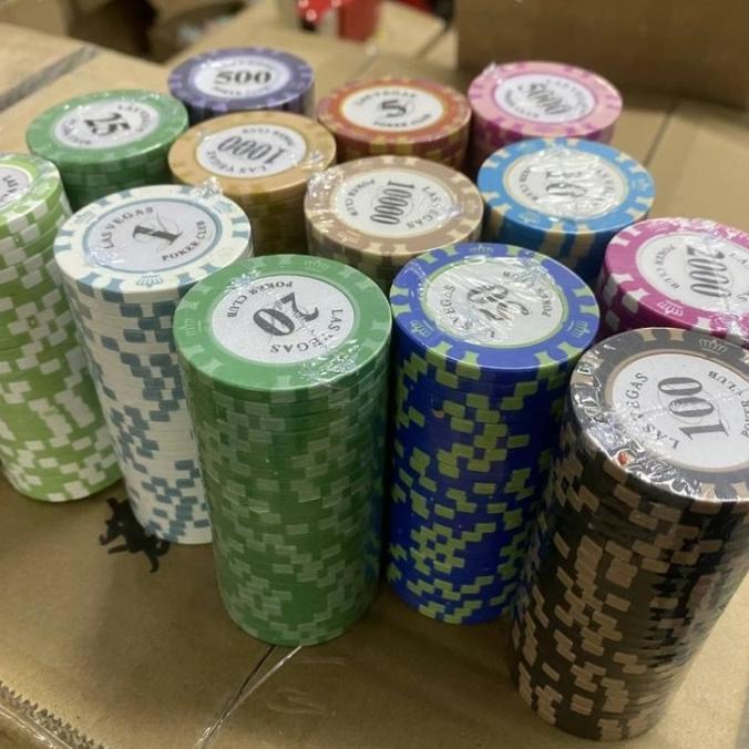 Gambar Permainan PAKET 25 PC POKER SET KOIN BAKARAT BLACKJACK KASINO RAF-237 - 100 dari Rafliatikatika undefined Tokopedia