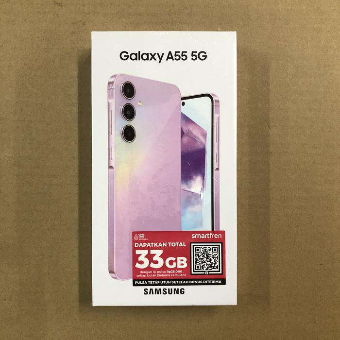 Gambar Samsung Galaxy A55 5G 12/256GB BNIB SEIN Awesome Graphite Dan Lilac - Awesome Lilac dari Estrella Cell undefined Tokopedia