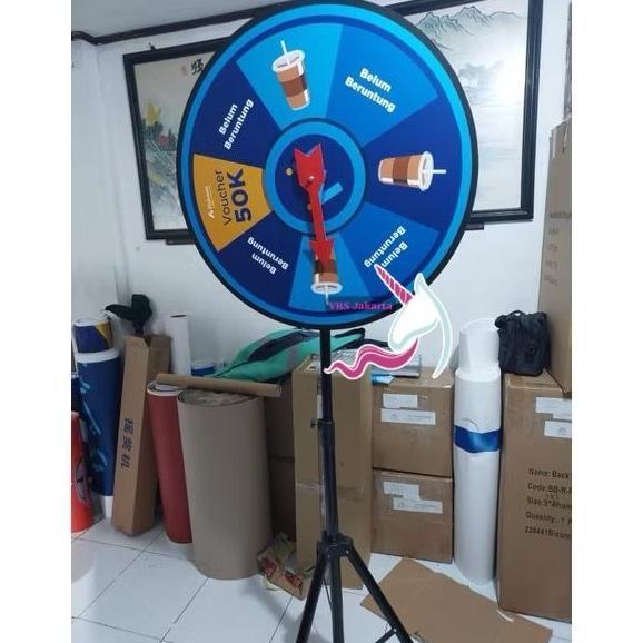 Gambar Permainan SPIN WHEEL RODA PUTAR UNDIAN DOORPRIZE HADIAH TRIPOD KAKI ACARA STAND RODA PUTAR WOODEN KAYU BIANGLALA PITAR MERRY GO ROUND ULANG TAHUN BIRTHDAY PARTY CIRCLE RAF-237 - Spin+Kaki 60CM dari Rafliatikatika undefined Tokopedia
