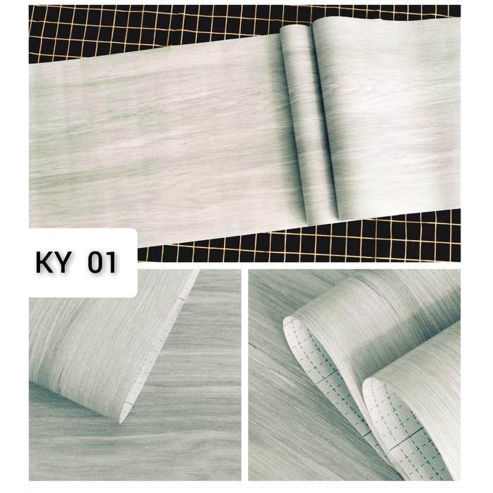 Gambar Wallpaper Stiker Sticker Dinding Motif Kayu Coklat Abu Tua Putih Hitam - KY 01 dari Sakimyo Shop undefined Tokopedia