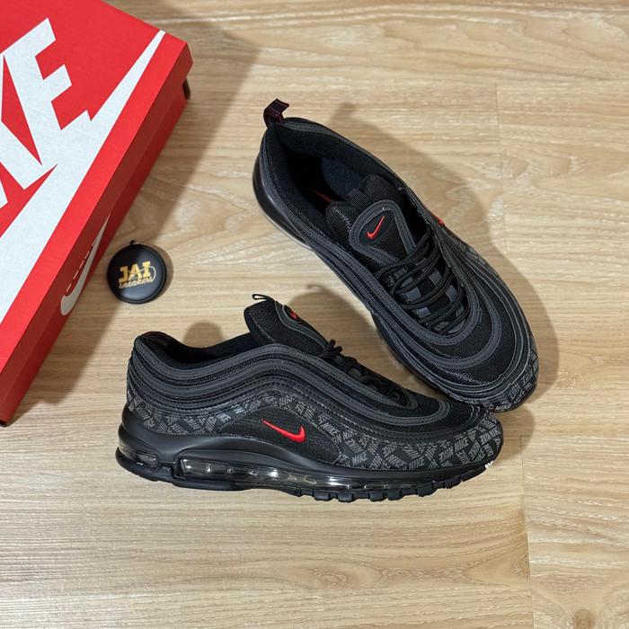 Gambar SEPATU SNEAKERS NIKE AIR MAX 97 FULL BLACK FULL LOGO - 97 FULBLACKLOGO, 40 dari jaistore. undefined Tokopedia