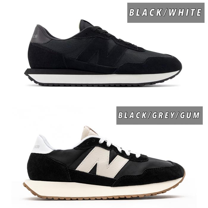 Promo Sneakers New Balance Classic 237 Black White Grey Gum