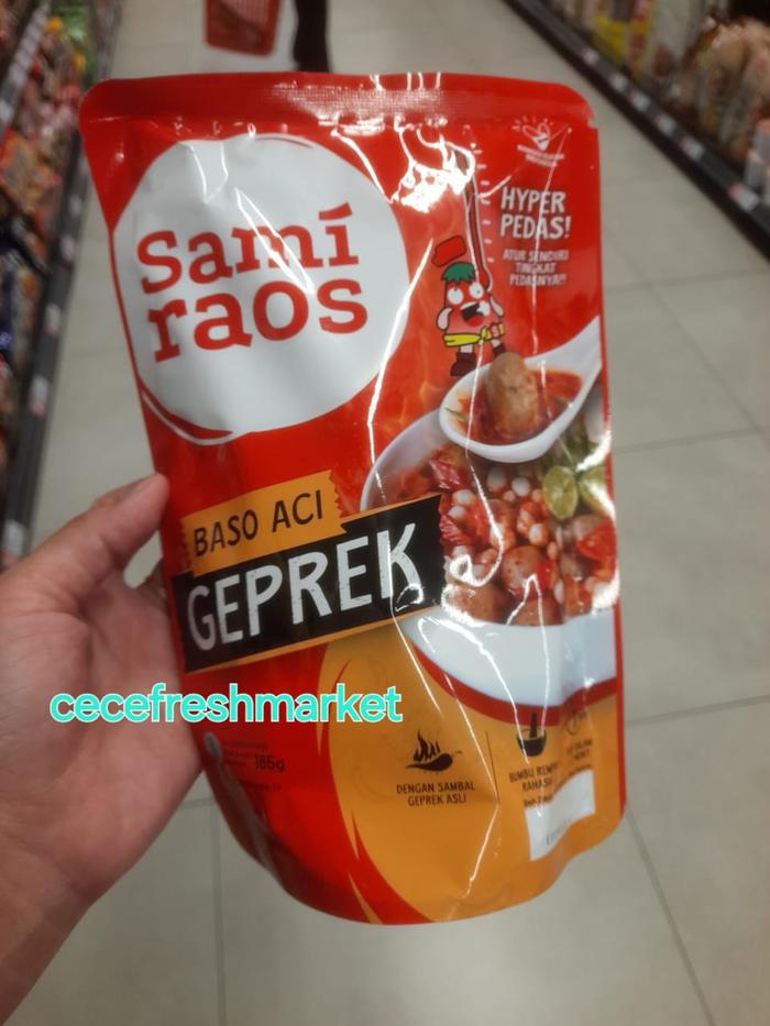 Gambar Jual samiraos baso aci geprek dan baso geprek tulang rangu instant - baso aci geprek dari Cece fresh market medan undefined Tokopedia