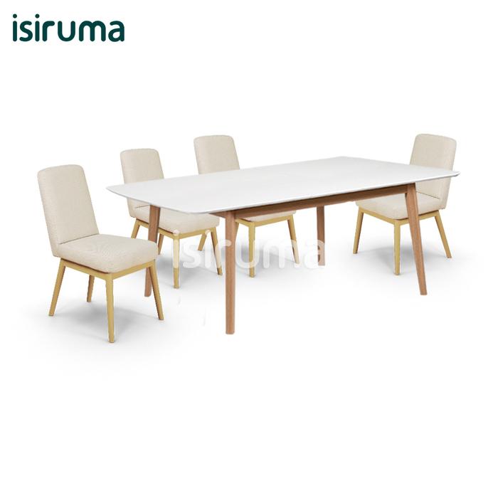 Gambar Meja Makan Extendable Minimalis GARVIN DINING TABLE - ISIRUMA - Kelyn Chair dari Isiruma Indonesia undefined Tokopedia