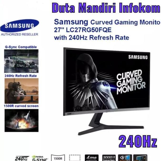 Refresh Rate Samsung C27rg50 27 Curved 240hz Monitor Buy Samsung