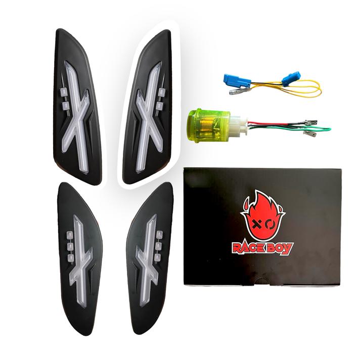 Gambar Sein Indicator Race Boy X Running Vespa Sprint Primavera - Black Matte dari Legend Motor Shop Id undefined Tokopedia